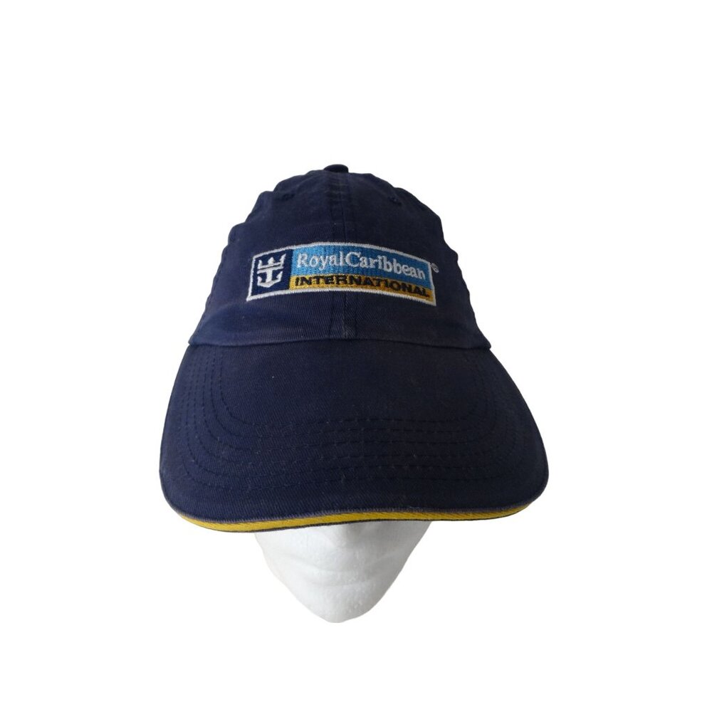 Royal Caribbean International Baseball Cap Blue Yellow Adjustable Cotton Hat Cru